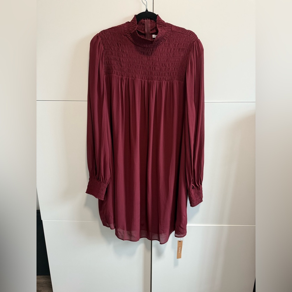 Reformation Brandi Dress Es Plum - Size 2X